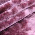 Warp Tricoter Italian Crushed Velvet Curtain Tissu